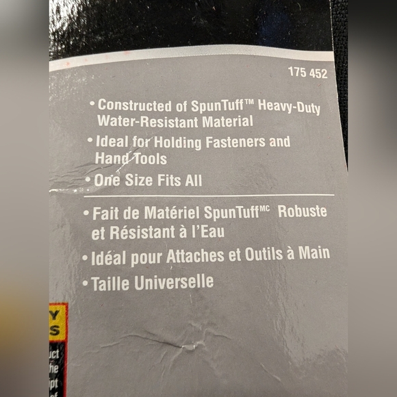 HUSKY tools, Utility tool belt nail apron new with tags - Picture 7 of 7